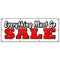 Signmission EVERYTHING MUST GO SALE BANNER SIGN save big huge going out of business B-96 Everything Must Go Sale - alternate 1